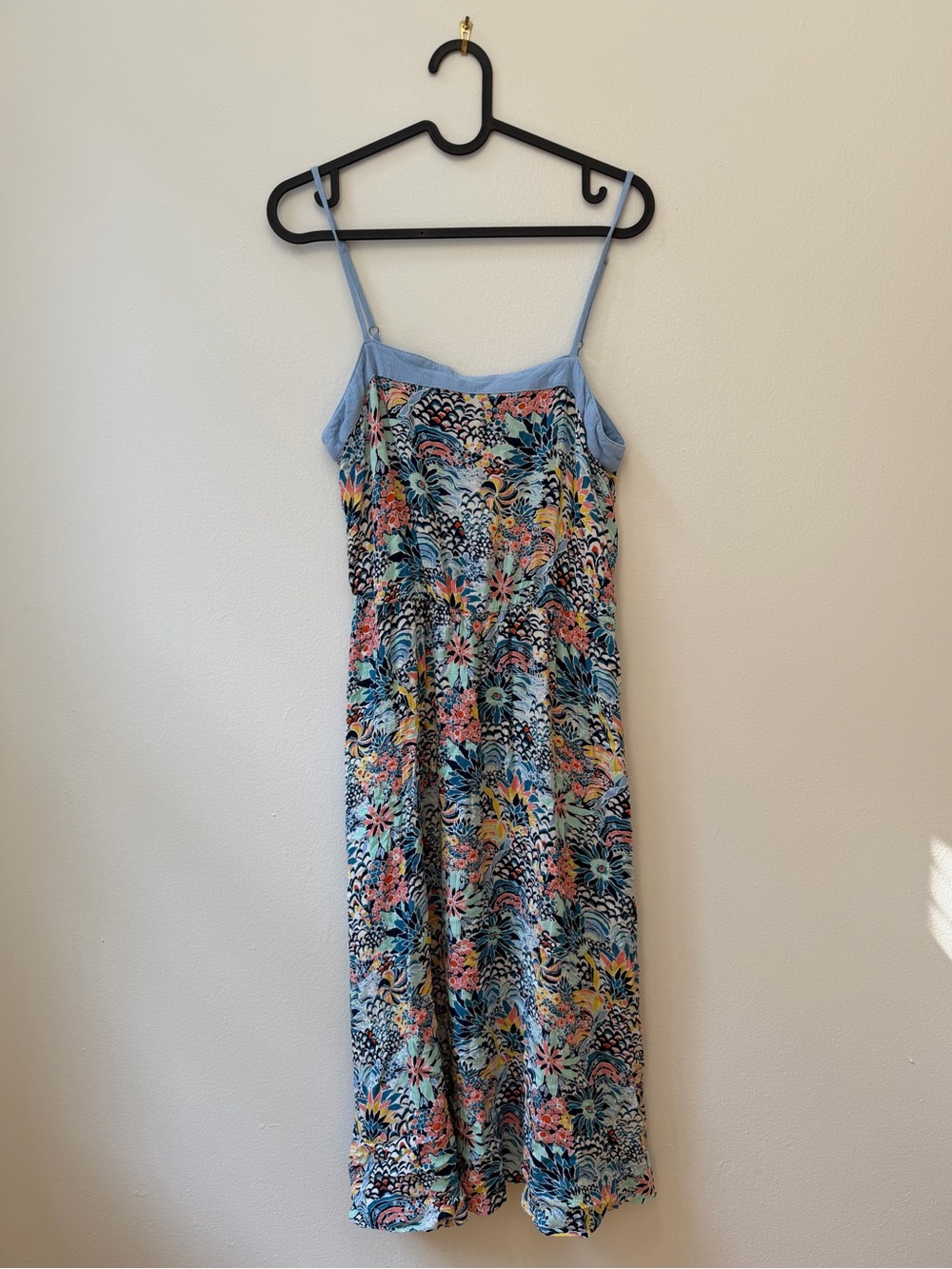 Floral Roxy Strappy Midi Dress
